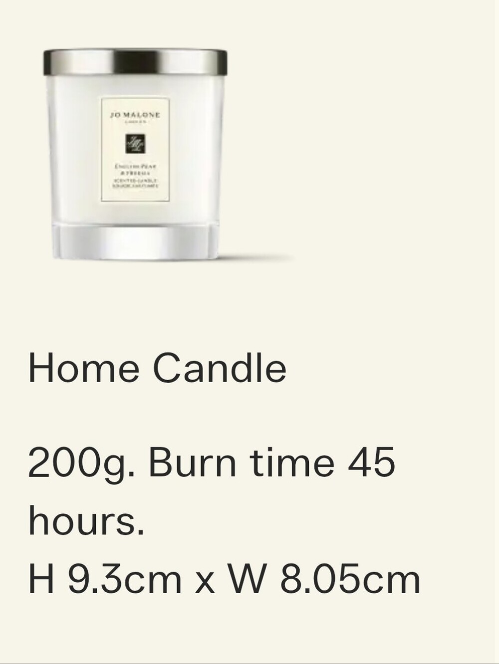 Jo Malone Lime Basil & Mandarin Candle 200g - Picture 12 of 16